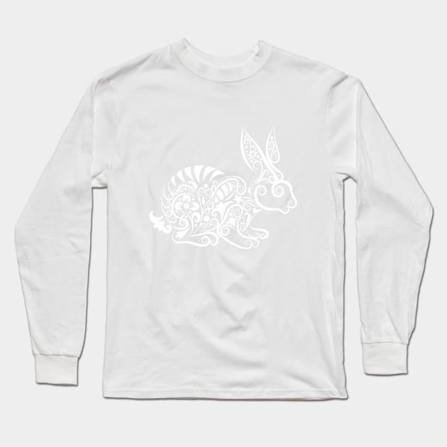 Rabbit Pattern Long Sleeve T-Shirt by tsign703